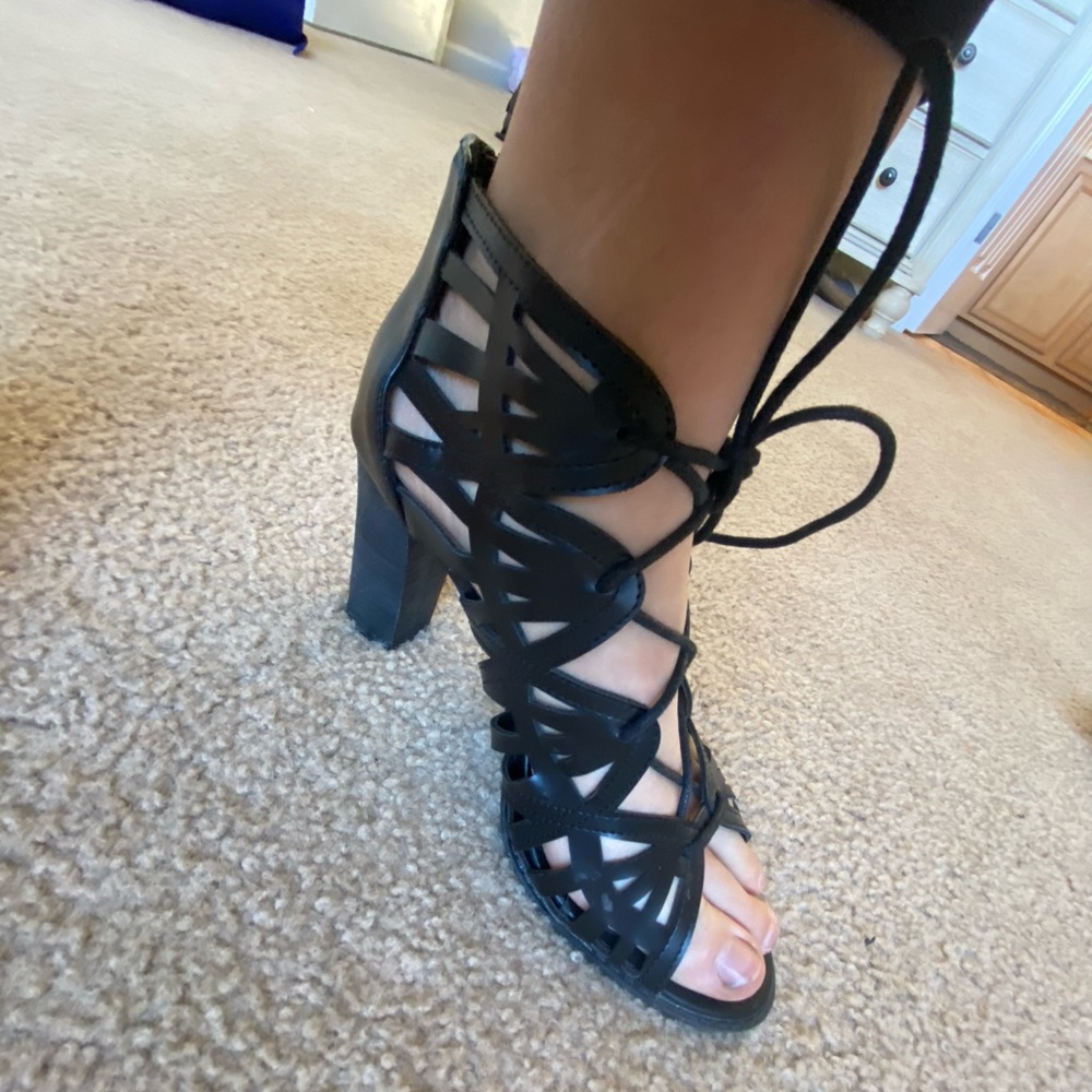 Black heels